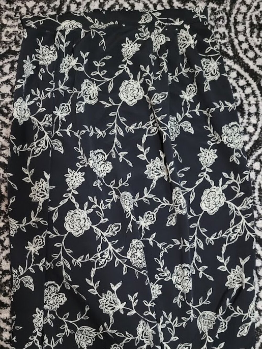 Floral Patterned Maxi Skirt